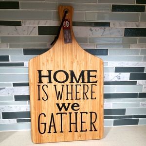 Bamboo cutting and serving board